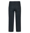 Thumbnail Smokey black stretch jeans, full back flat view.